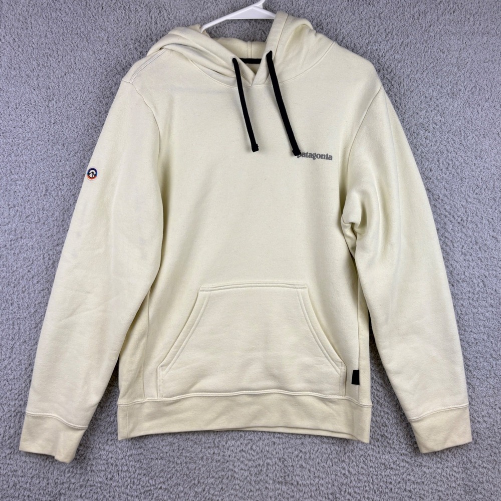 Patagonia Hoodie Womens Small Mens XS Cream Uprisal Pullover Sweatshirt 39666